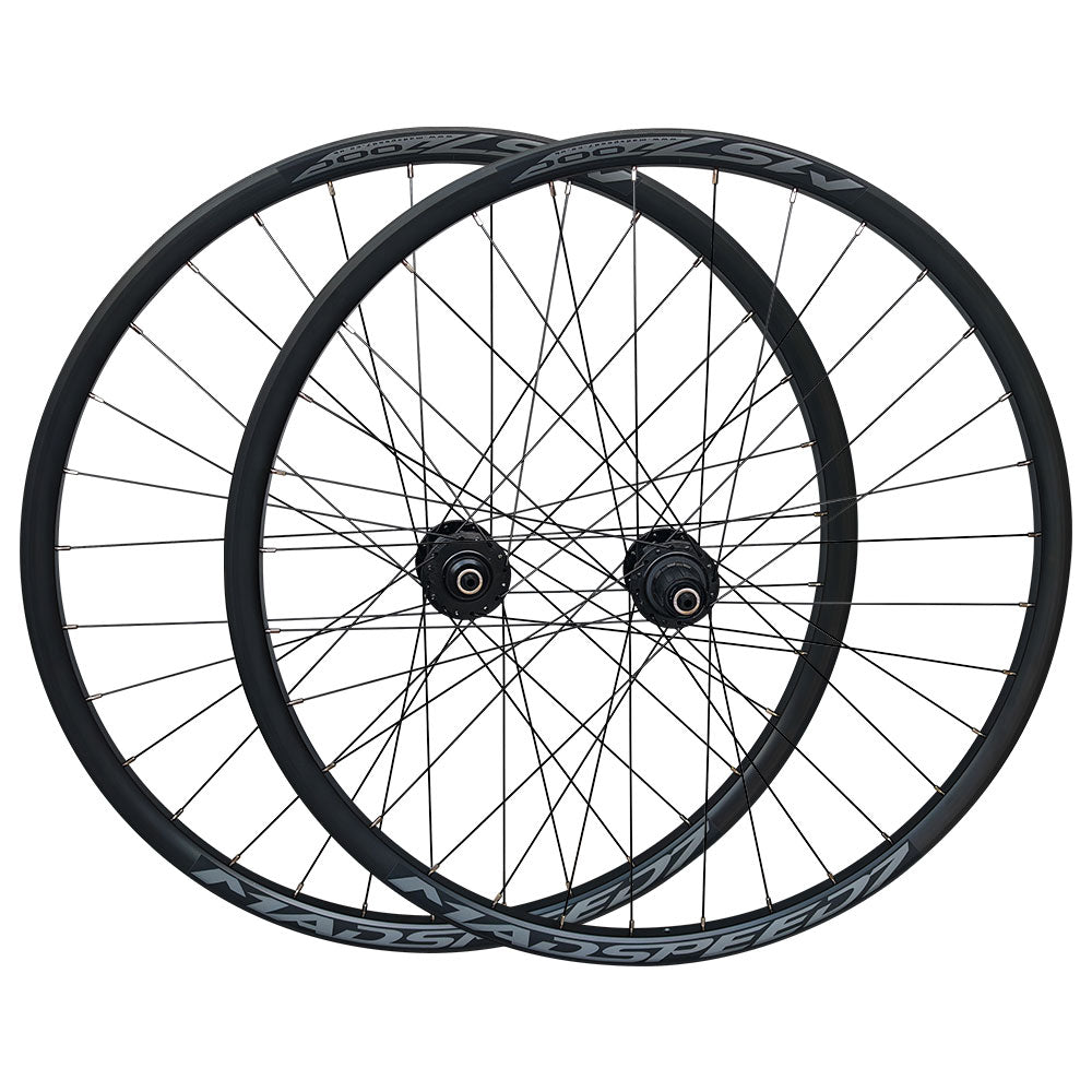 700c (ETRTO 622×25) Hybrid / Gravel / Cyclocross Wheel Set – 6-Bolt Disc – QR / Thru Axle – 8/9/10/11/12 Speed – Performance Hubs – HG / XDR – Tubeless Compatible – 2090g