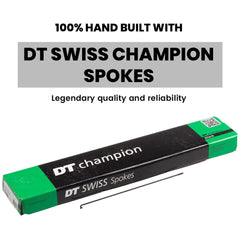 26" (ETRTO 559x25) Rear 10x135 / Front 20x110 Dirt Jump Bike MTB Disc Single Speed Wheelset - 6x3 Pawls Taiwan Sealed Bearings Hubs - DT Swiss Champion 2.0 Spokes - Tubeless Compatible