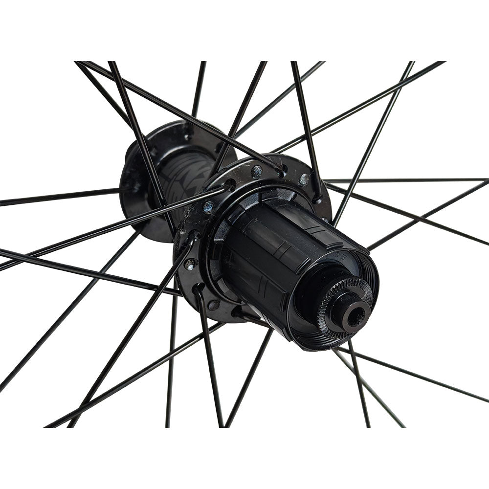 QR 700c Road Racing Bike Wheel Set 8/9/10/11 Speed - Taiwan Sealed Bearings Hubs - 4D Aero-Dynamic Sleeved Rims - Tubeless Compatible - Super Lightweight 1700g