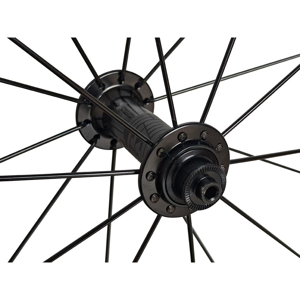 QR 700c Road Racing Bike Wheel Set 8/9/10/11 Speed - Taiwan Sealed Bearings Hubs - 4D Aero-Dynamic Sleeved Rims - Tubeless Compatible - Super Lightweight 1700g