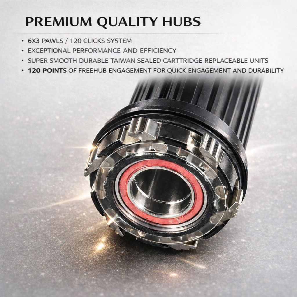 27.5" 650B MTB Rear Wheel - 141mm Boost QR - 6-Bolt Disc - 30mm Inner Rim - Tubeless Compatible - 9-12 Speed