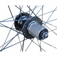 QR 27.5" 650b (ETRTO 584x19) MTB Mountain Bike Wheelset 7/8/9/10 Speed - Rim & Disc Brake Compatible - Sealed Bearings Hubs - Double Wall Rims - 32x Black Spokes