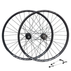 QR 27.5" 650b (ETRTO 584×20) MTB Mountain Bike Disc Brake Wheelset 7/8/9/10/11 Speed - Sealed Bearings (6 Bolt) Disc Hubs