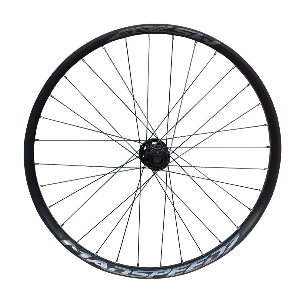 26” (ETRTO 559×25) MTB / Dirt Jump Front Wheel – 6-Bolt Disc – 20×110mm Thru Axle – Performance Hubs – Tubeless Compatible – 900g