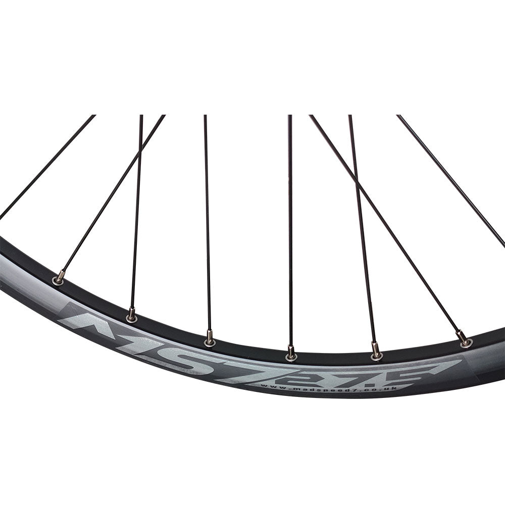 QR / THRU AXLE / BOOST 27.5" 650b (ETRTO 584x25) MTB Mountain Enduro Trail Bike Disc Brake FRONT Wheel - Sealed Bearings (6 Bolt) Disc Hub - Tubeless Compatible
