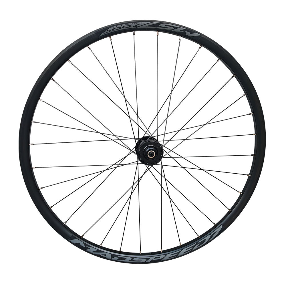 700c (ETRTO 622×25) Hybrid / Gravel / Cyclocross Front Wheel – 6-Bolt Disc – QR / Thru Axle – Performance Hubs – Tubeless Compatible – 995g