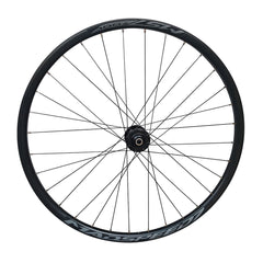 700c (ETRTO 622×25) Hybrid / Gravel / Cyclocross Front Wheel – 6-Bolt Disc – QR / Thru Axle – Performance Hubs – Tubeless Compatible – 995g