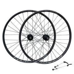 QR 700c 28" (ETRTO 622×25) Hybrid Bike Disc Brake Wheelset 7/8/9/10/11 Speed - Sealed Bearings (6 Bolt) Disc Hubs - Tubeless Compatible