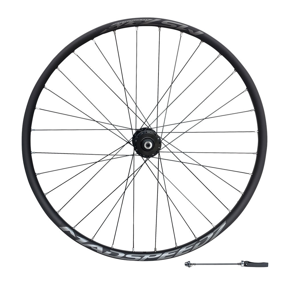 27.5” 650B (ETRTO 584×25) MTB Front Wheel – Disc Brake – QR – Tubeless Compatible