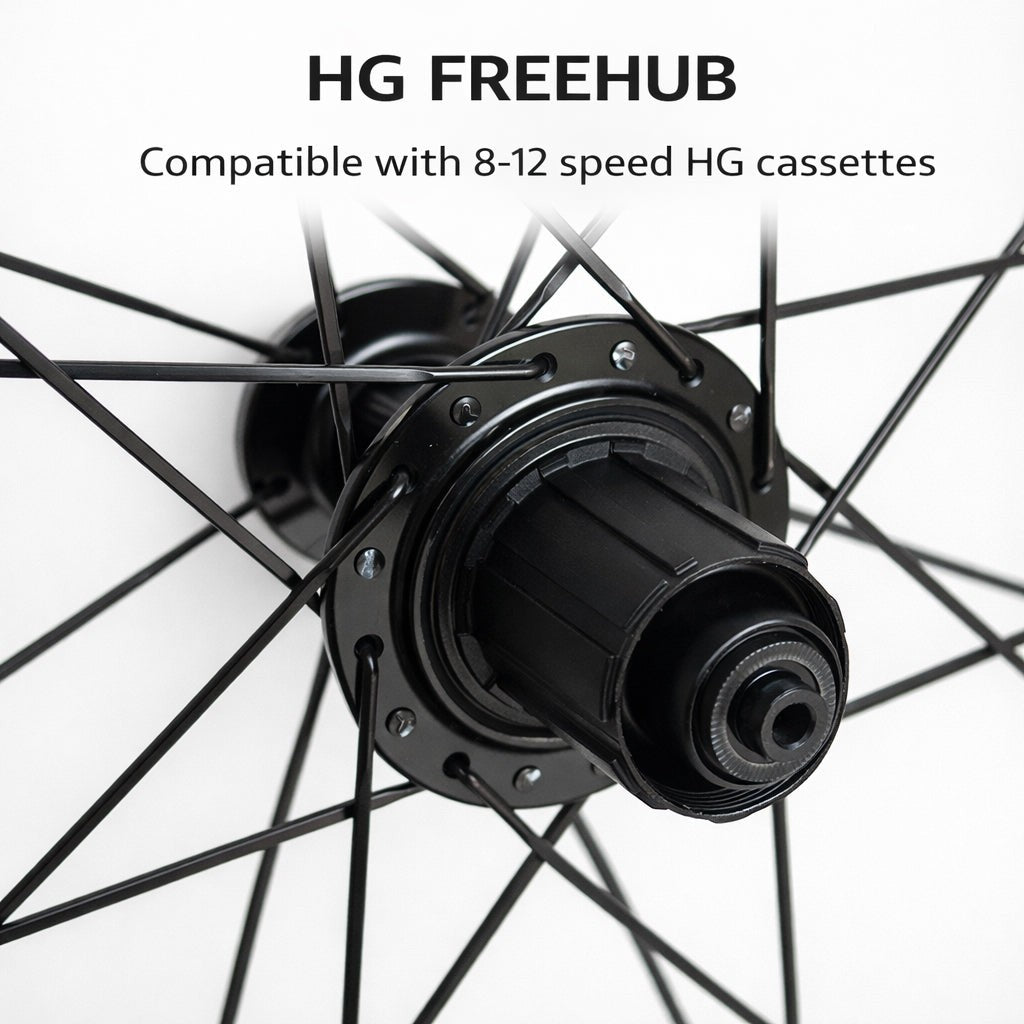 700c Road Wheelset – QR – Rim Brake – 14mm Inner Rim – 8–11 Speed – HG / XD / XDR – Pillar Aero Bladed Spokes – 1590g
