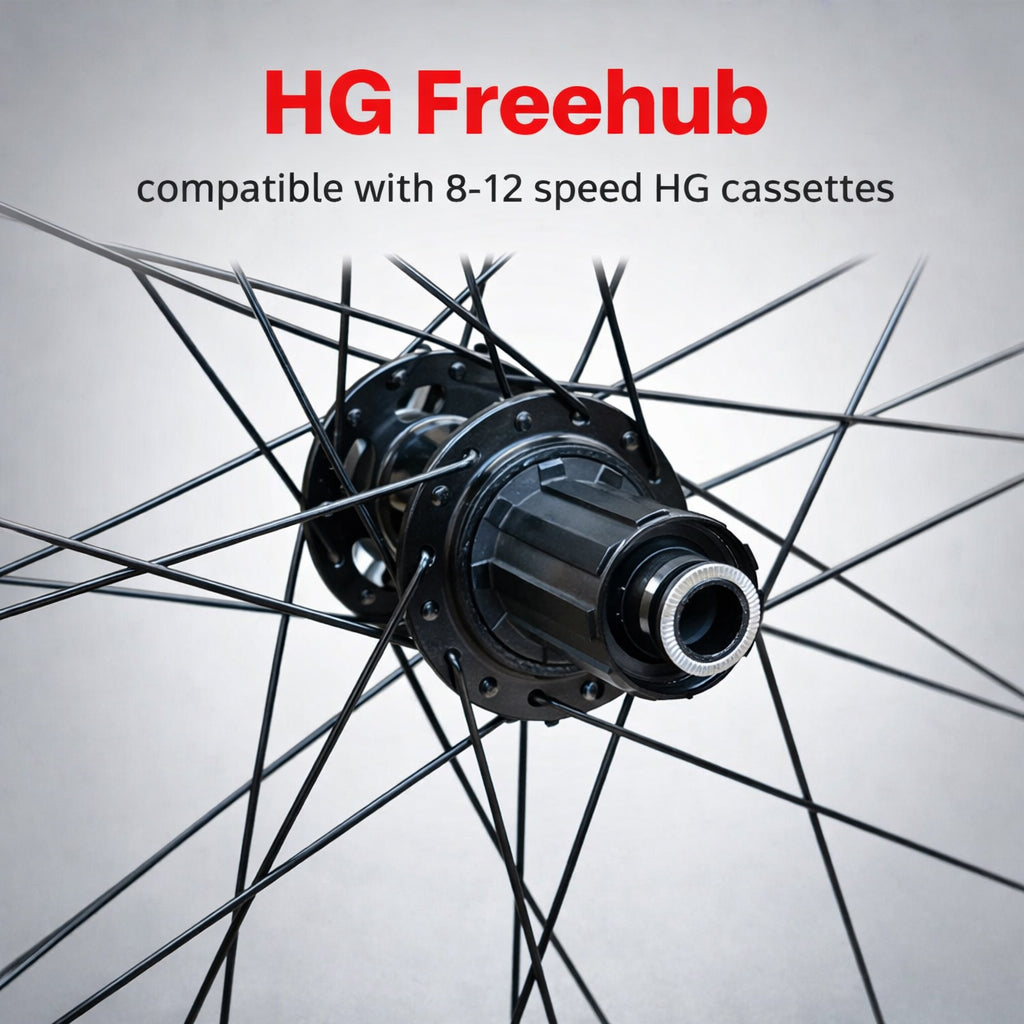 29” (ETRTO 622×25) MTB Rear Wheel – 6-Bolt Disc – Boost 141mm QR – 9/10/11/12 Speed – Performance Hubs – HG / Micro Spline / XD – Tubeless Compatible