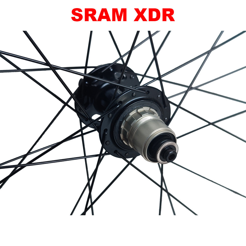 QR / THRU AXLE 700c (ETRTO 622x20) Road Hybrid CX Cyclocross Gravel Bike DISC BRAKE REAR Wheel 8/9/10/11/12 Speed - HG / SRAM XDR - DT SWISS Champion Spokes - 6x3 Pawls Taiwan Sealed Bearings Hub - Tubeless Compatible - Lightweight 950g