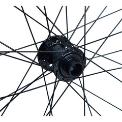 26" (ETRTO 559x25) Rear 10x135 / Front 15x100 Dirt Jump Bike MTB Disc Single Speed Wheelset - 6x3 Pawls Taiwan Sealed Bearings Hubs - DT Swiss Champion 2.0 Spokes - Tubeless Compatible