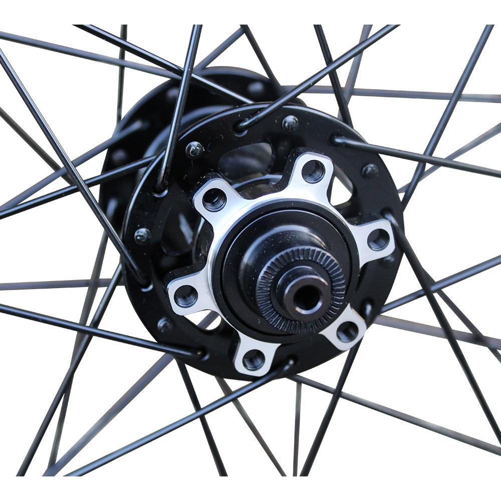 QR / THRU AXLE 700c 28" (ETRTO 622x22) Road Cyclocross Hybrid Bike REAR Wheel 8/9/10/11 Speed - 6x Pawls Sealed Bearings (6 Bolt) Disc Brake Hub - Tubeless Compatible