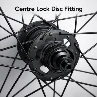 CARBON FIBRE 700c Road Rear Wheel – Center Lock Disc – QR / Thru Axle – 22mm Rim – Tubeless Compatible – Performance Hubs – HG / XDR / Microspline – 8–12 Speed – 800g
