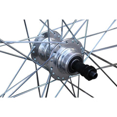 QR 26" (ETRTO 559x19) Mountain Bike REAR wheel 8/9 Speed Freewheel - Rim & Disc Brake Compatible - Sealed Bearings Hub - Double Wall