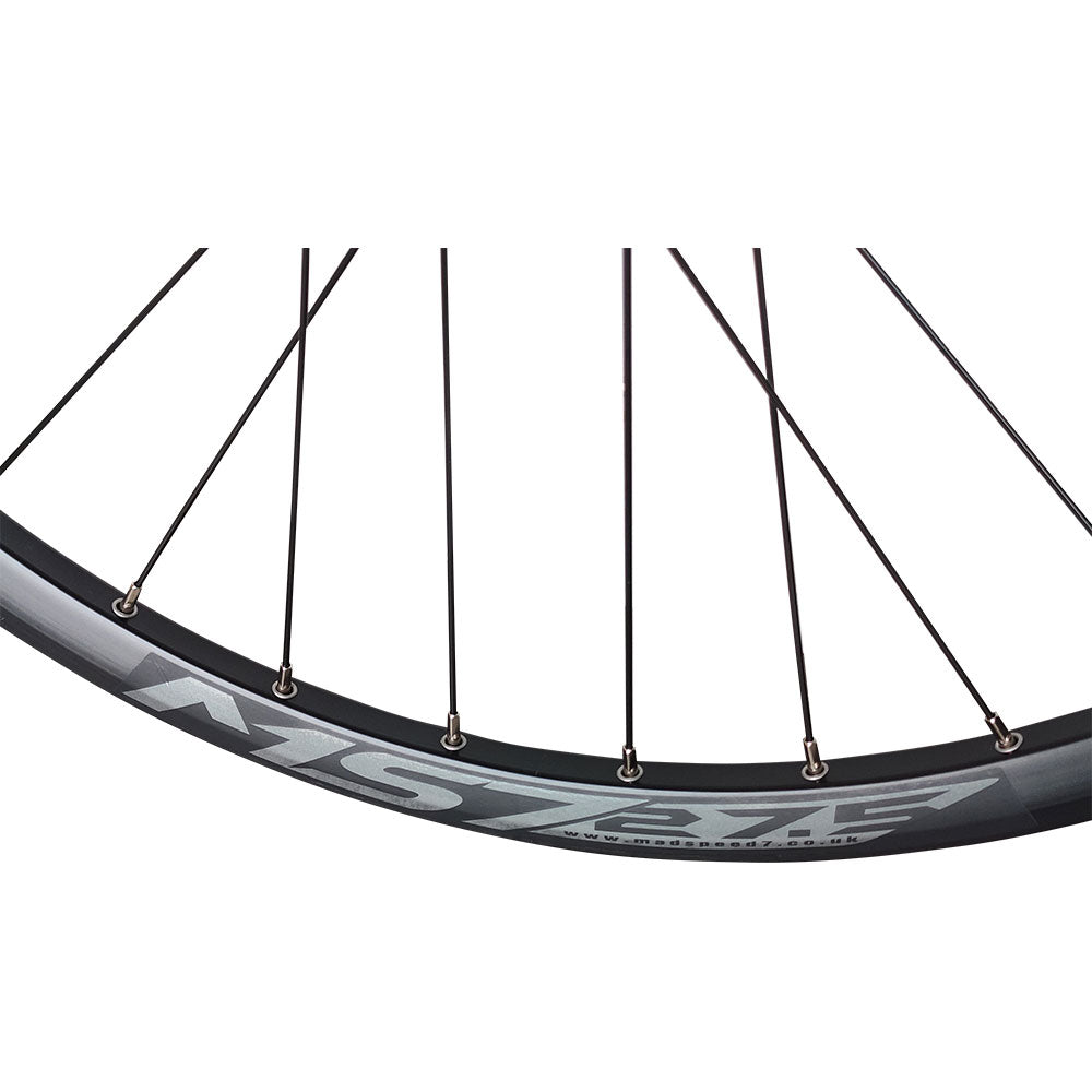 QR / THRU AXLE / BOOST 27.5" 650b (ETRTO 584x25) MTB Mountain Enduro Trail Bike Wheel Set 8/9/10/11/12 Speed - HG/Shimano Micro Spline/SRAM XD - 6x Pawls Sealed Bearings Disc Brake hubs - Tubeless Compatible
