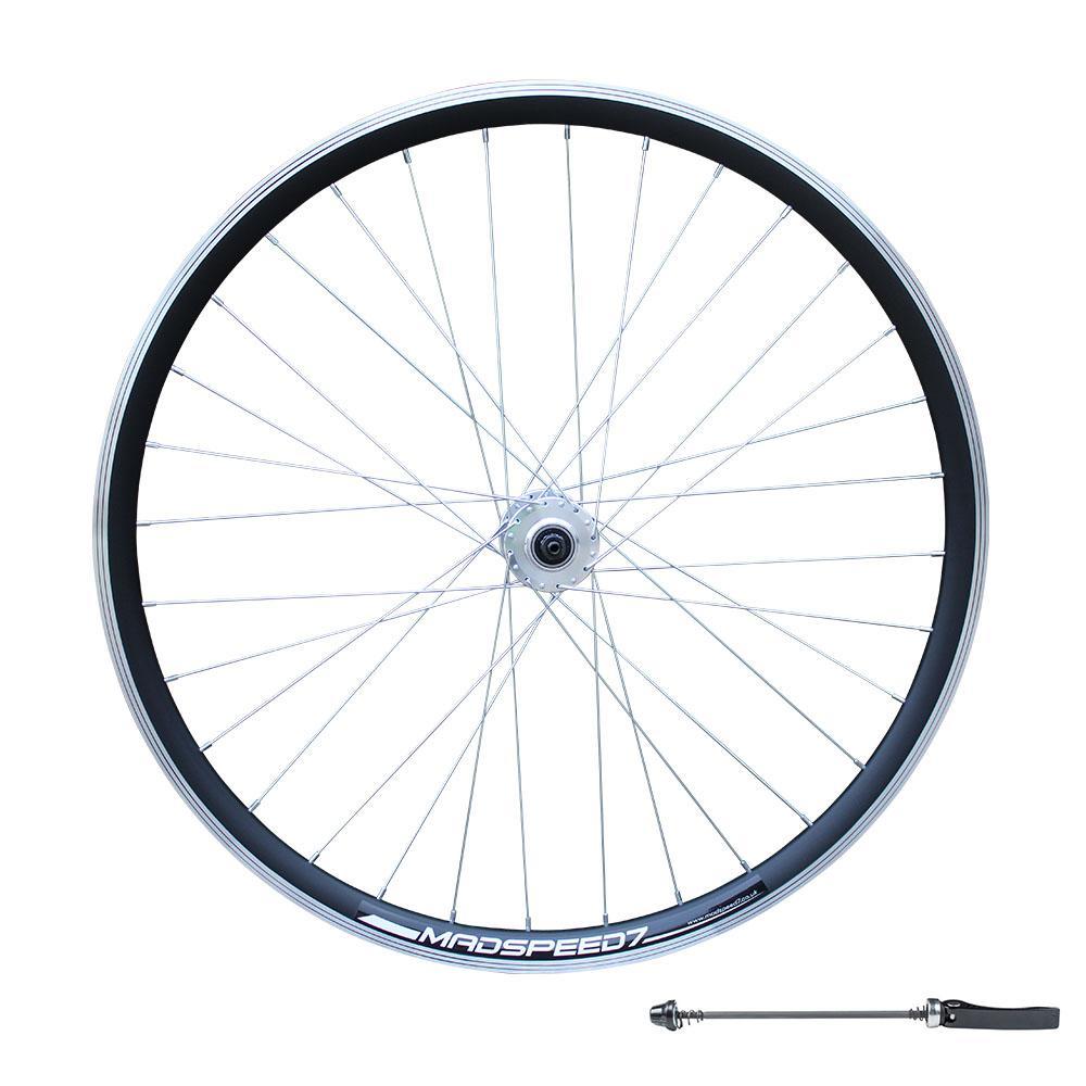 QR 26" (ETRTO 559x19) Mountain Bike FRONT Wheel - Rim & Disc Brake Compatible - Sealed Bearing Hub - Double Wall