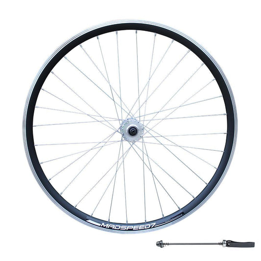 QR 26" (ETRTO 559x19) Mountain Bike FRONT Wheel - Rim & Disc Brake Compatible - Sealed Bearing Hub - Double Wall