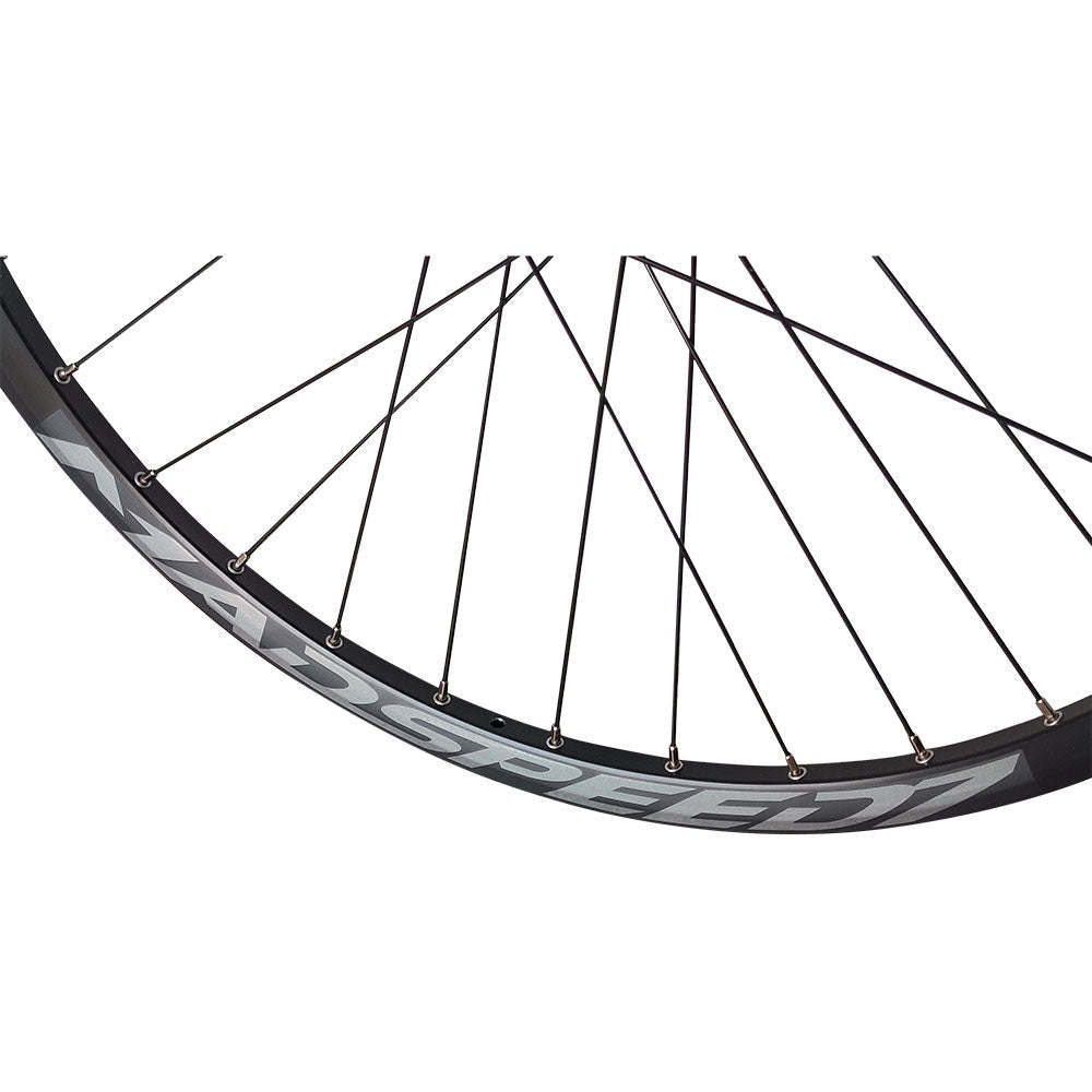QR / THRU AXLE 26" (ETRTO 559x25) MTB Mountain Enduro Trail Bike REAR Wheel 8/9/10/11/12 Speed - HG/Shimano Micro Spline/SRAM XD  - 6x Pawls Sealed Bearings (6 Bolt) Disc Brake Hub - Tubeless Compatible