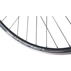 QR 26" (ETRTO 559x19) MTB Mountain Bike FRONT Wheel - Rim & Disc Brake Compatible - Sealed Bearing Hub - Double Wall Rim - 32x Silver Spokes