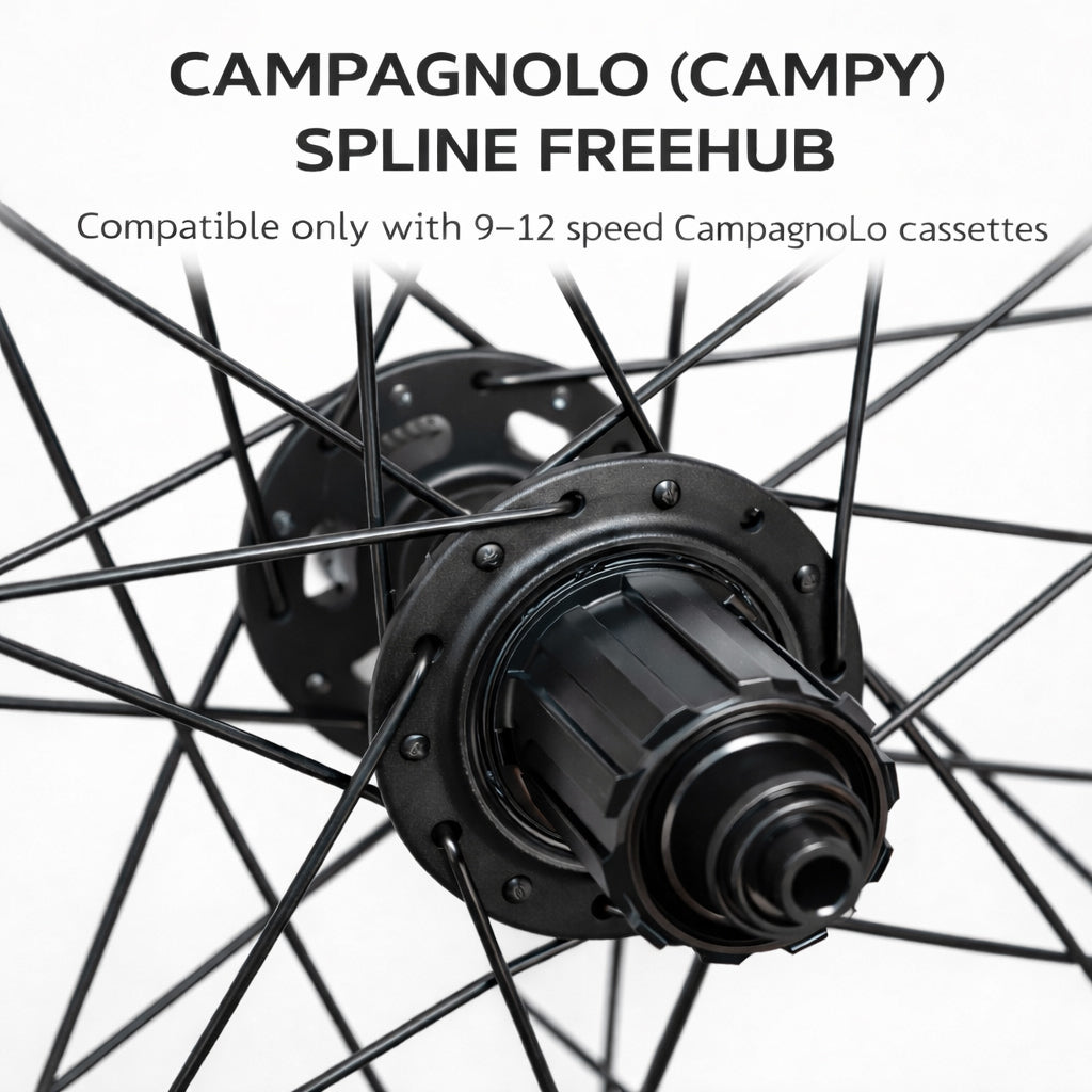 700c (ETRTO 622x20) Road Wheel Set – Center Lock Disc – QR / Thru Axle  – Tubeless Compatible – HG / XDR / MS / Campagnolo – 8-12 Speed  – 1730g