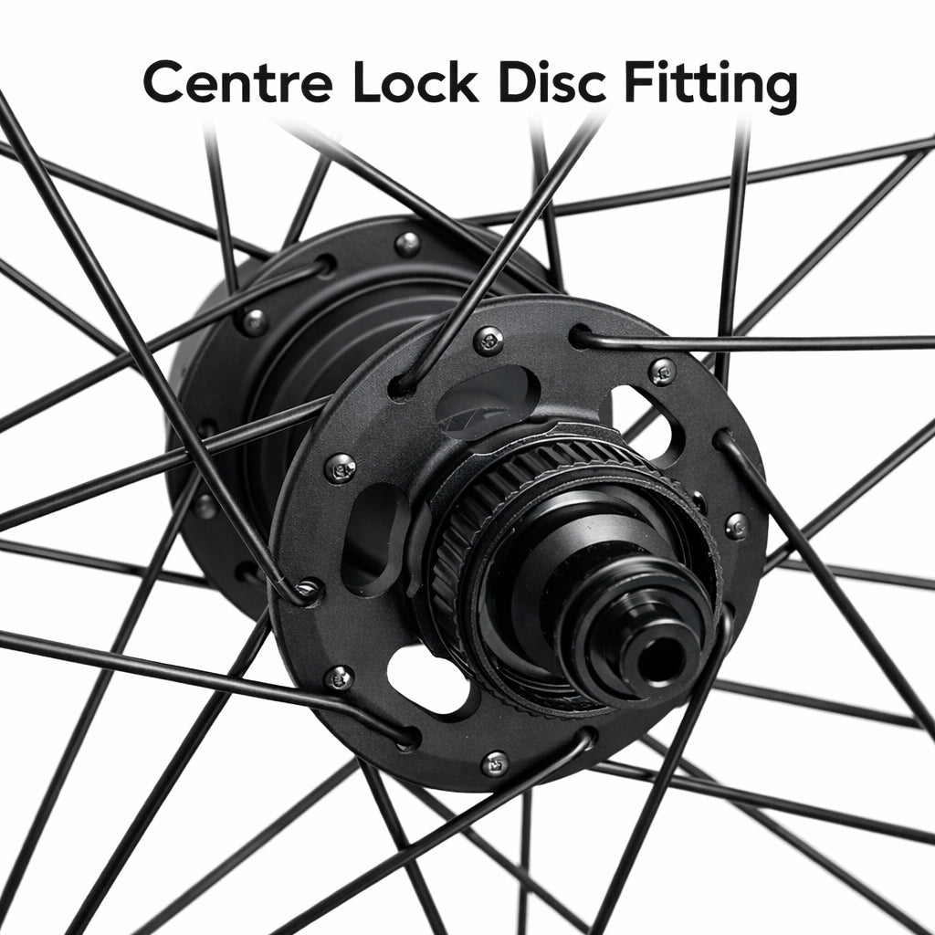 700c (ETRTO 622x20) Road Front Wheel – Center Lock Disc – QR / Thru Axle – Tubeless Compatible – 795g