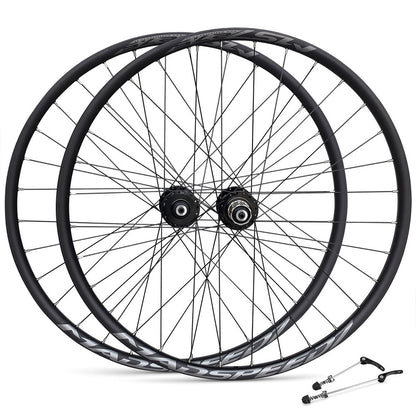 27.5” 650B MTB Wheelset – QR – 6-Bolt Disc – 25mm Inner Rim – Tubeless Compatible – 7/8/9/10/11 Speed