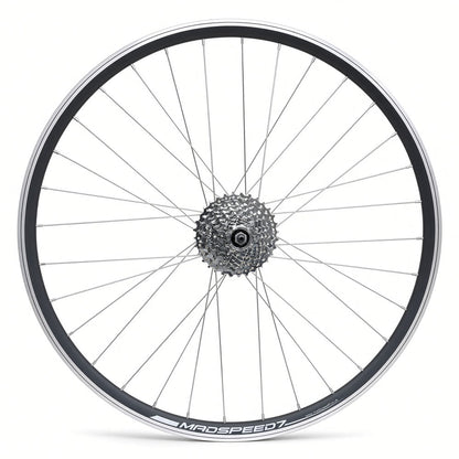 27.5” 650B MTB Rear Wheel – QR – Rim & Disc Brake – 19mm Inner Rim – 7–9 Speed Freewheel