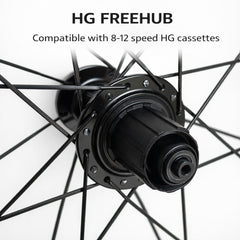 700c (ETRTO 622×14) Road Rear Wheel – Rim Brake – QR – 8/9/10/11 Speed – Performance Hubs – HG / XD / XDR – 910g