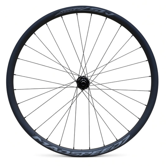 700c Road Front Wheel – QR / Thru Axle – Center Lock Disc – 21mm Inner Rim – Tubeless Compatible – 670g