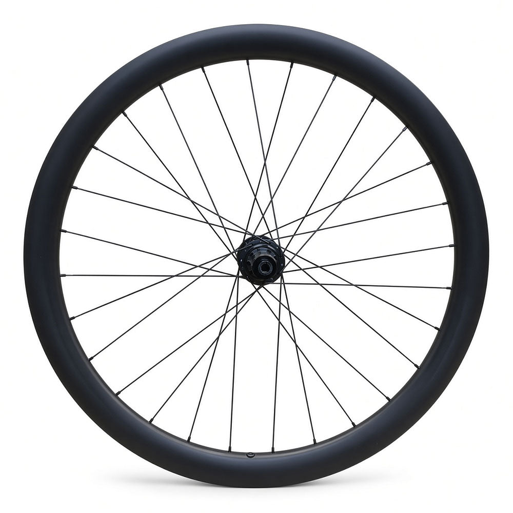 Carbon Fibre 700c Road / CX / Gravel Rear Wheel – QR / Thru Axle – Center Lock Disc – 22mm Inner Rim – Tubeless Compatible – 8–12 Speed – HG / XDR / Micro Spline – 800g
