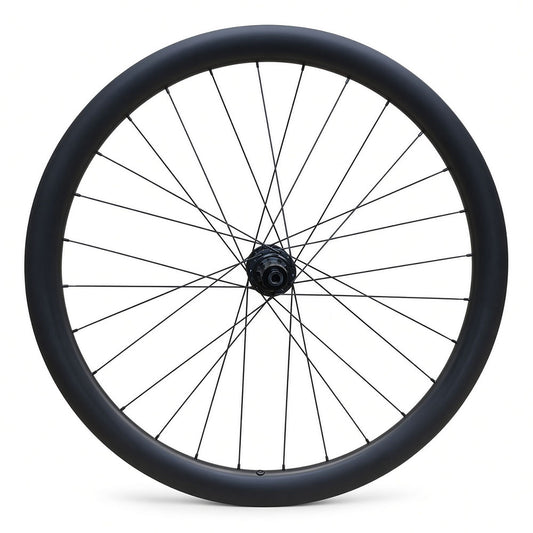 Carbon Fibre 700c Road / CX / Gravel Rear Wheel – QR / Thru Axle – Center Lock Disc – 22mm Inner Rim – Tubeless Compatible – 8–12 Speed – HG / XDR / Micro Spline – 800g