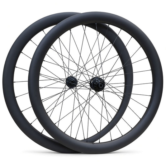 Carbon Fibre 700c Road / CX / Gravel Wheelset – QR / Thru Axle – Center Lock Disc – 22mm Inner Rim – Tubeless Compatible – 8–12 Speed – HG / XDR / Micro Spline – 1480g