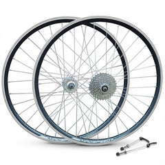 700c (ETRTO 622×15) Road Wheel Set – Rim Brake – QR – 6/7/8 Speed Screw-on Freewheel
