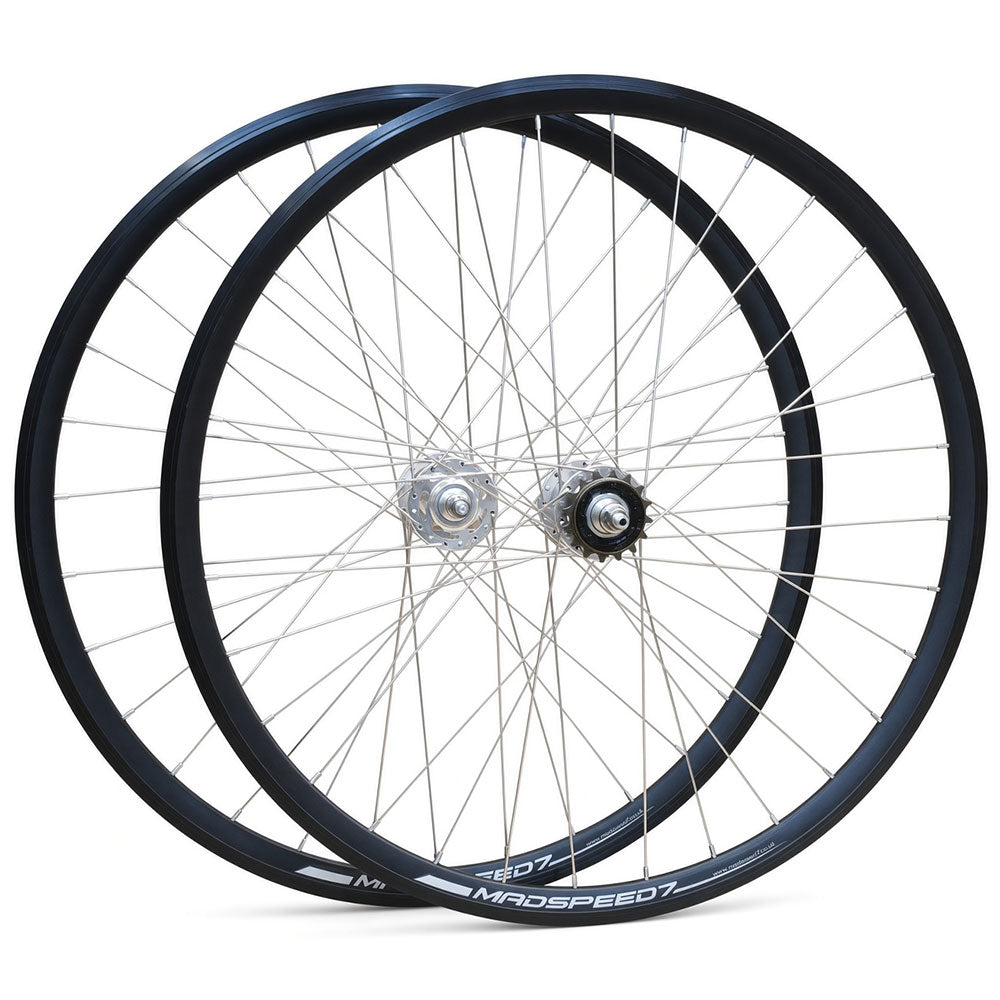 700c Fixie / Fixed / Single Speed Wheelset – Bolt-On Axle – Rim Brake – 15mm Inner Rim – Flip Flop Hub