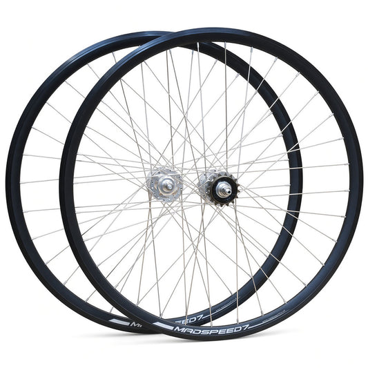 700c Fixie / Fixed / Single Speed Wheelset – Bolt-On Axle – Rim Brake – 15mm Inner Rim – Flip Flop Hub