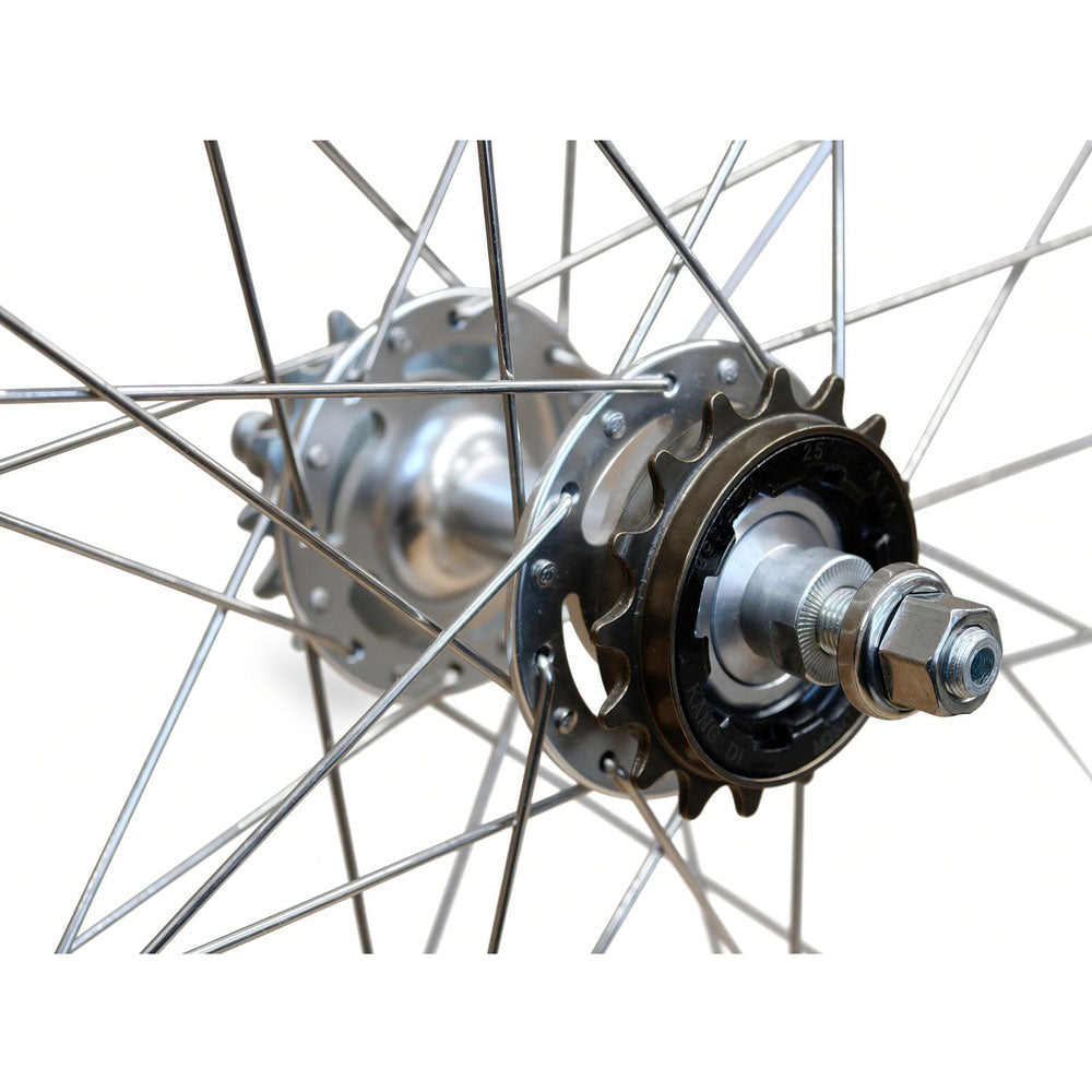 700c Fixie / Fixed / Single Speed Wheelset – Bolt-On Axle – Rim Brake – 15mm Inner Rim – Flip Flop Hub
