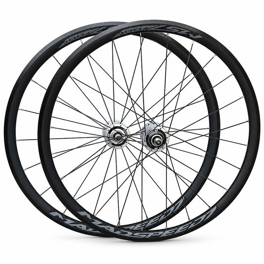 700c (ETRTO 622×17) Fixie / Track Wheel Set – Rim Brake – Bolt-On Axle – Flip Flop Hub – Tubeless Compatible