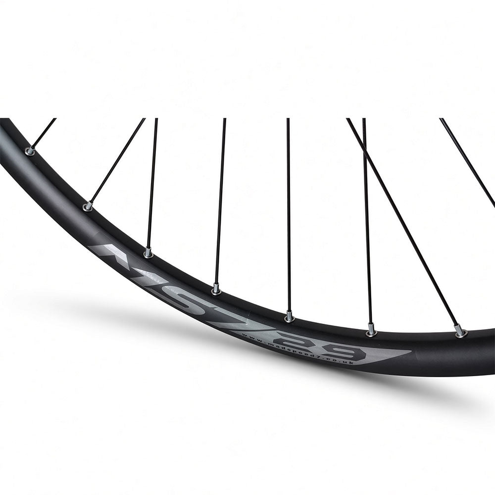 29” MTB Wheelset – Boost 141mm QR – 6-Bolt Disc – 25mm Inner Rim – Tubeless Compatible – 9–11 Speed