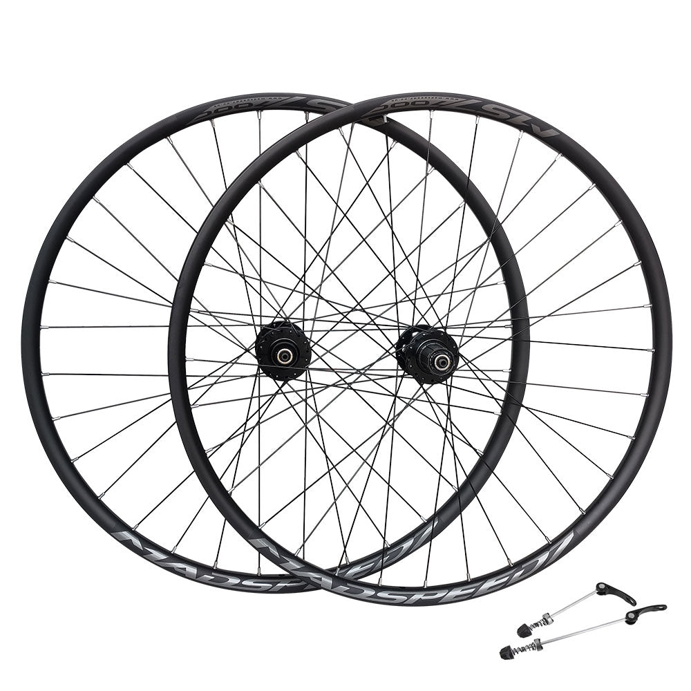 QR 700c  Road Racing Gravel Cyclocross Bike Disc Brake Wheelset 7/8/9/10 Speed - Sealed Bearings (6 Bolt) Disc Hubs