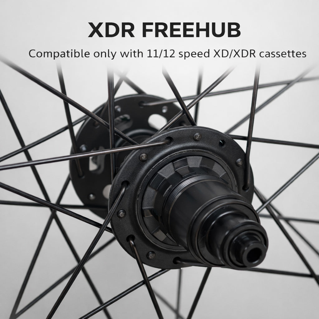 27.5” 650B CX / Gravel Wheelset – QR / Thru Axle – Center Lock Disc – 25mm Inner Rim – Tubeless Compatible – 8–12 Speed – HG / XD / XDR / Micro Spline / Campagnolo