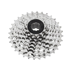 QR 700c (ETRTO 622x15) Road Racing Bike REAR Wheel 7/8/9/10 Speed - Sealed Bearings Hub - Double Wall Rim - 32x Black Spokes - Lightweight 1075g