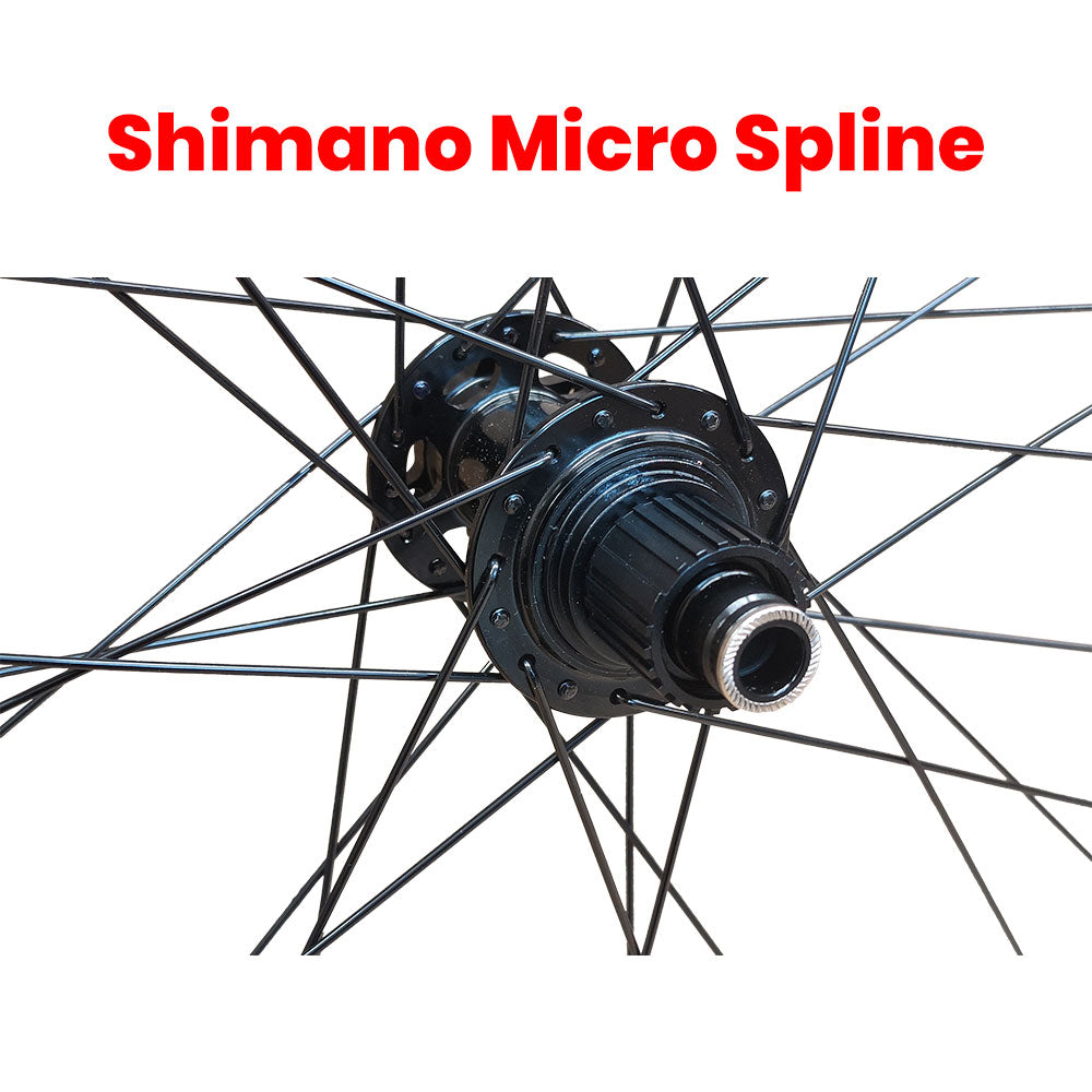 (12x148mm BOOST THRU AXLE) 27.5" 650B (ETRTO 584x30) Mountain MTB E-Bike Specific REAR Wheel 8/9/10/11/12 Speed - HG / SRAM XD / Shimano Microspline - Pillar PSR Spokes - Super High Strength 4D Rim -