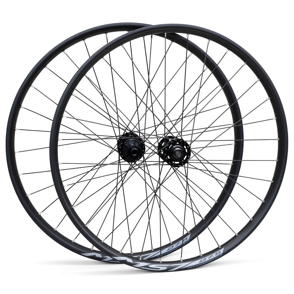27.5" 650B MTB Wheelset - 15x110mm Boost Front / 12x148mm Boost Rear - 6-Bolt Disc - 30mm Inner Rim - Tubeless Compatible - 10-12 Speed