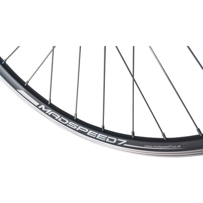 700c 28” (ETRTO 622×19) Hybrid Rear Wheel – Rim & Disc Brake – QR – Shimano 6/7 Speed Freewheel
