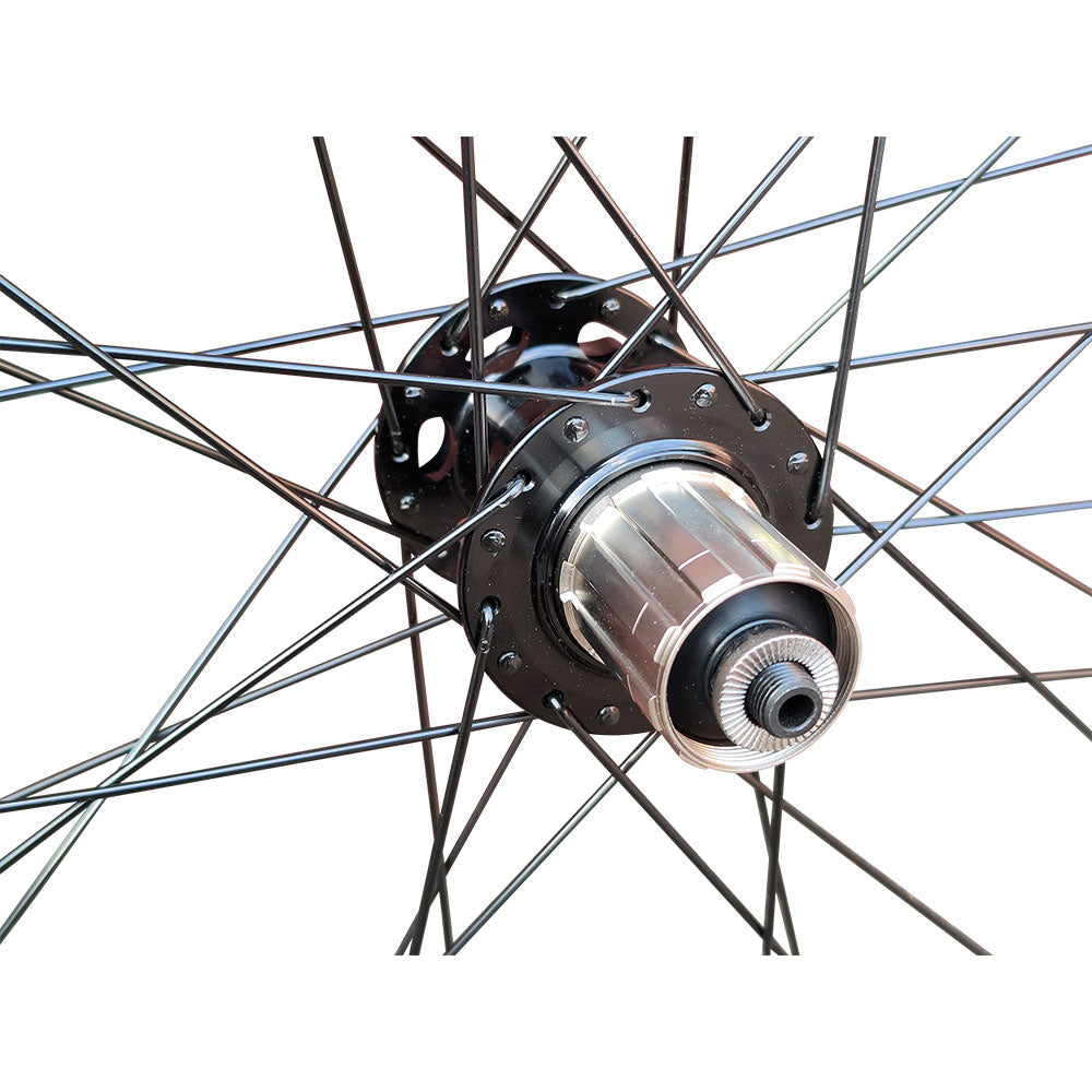 (NEW ARRIVAL) QR 26″ (ETRTO 559×25) MTB Mountain Bike DISC BRAKE Wheel Set 7/8/9/10/11 Speed - Sealed Bearings (6 Bolt) Disc Hubs - Tubeless Compatible