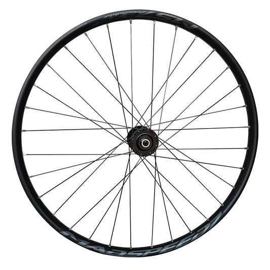 27.5” 650B (ETRTO 584×25) MTB Front Wheel – 6-Bolt Disc – QR / Thru Axle / Boost – Performance Hubs – Tubeless Compatible