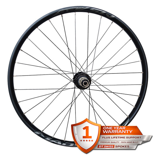 QR / THRU AXLE 26" (ETRTO 559x25) MTB Mountain Enduro Trail Bike REAR Wheel 8/9/10/11/12 Speed - HG/Shimano Micro Spline/SRAM XD  - 6x Pawls Sealed Bearings (6 Bolt) Disc Brake Hub - Tubeless Compatible