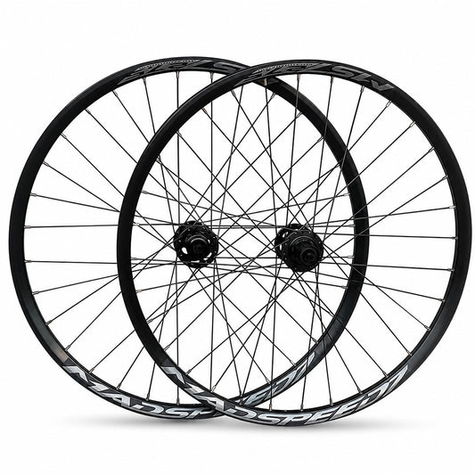 27.5” 650b (ETRTO 584x25) CX / Gravel Wheel Set – Center Lock Disc – QR / Thru Axle – 8/9/10/11/12 Speed – HG / XD / XDR / Microspline / Campagnolo – Tubeless Compatible – 1920g